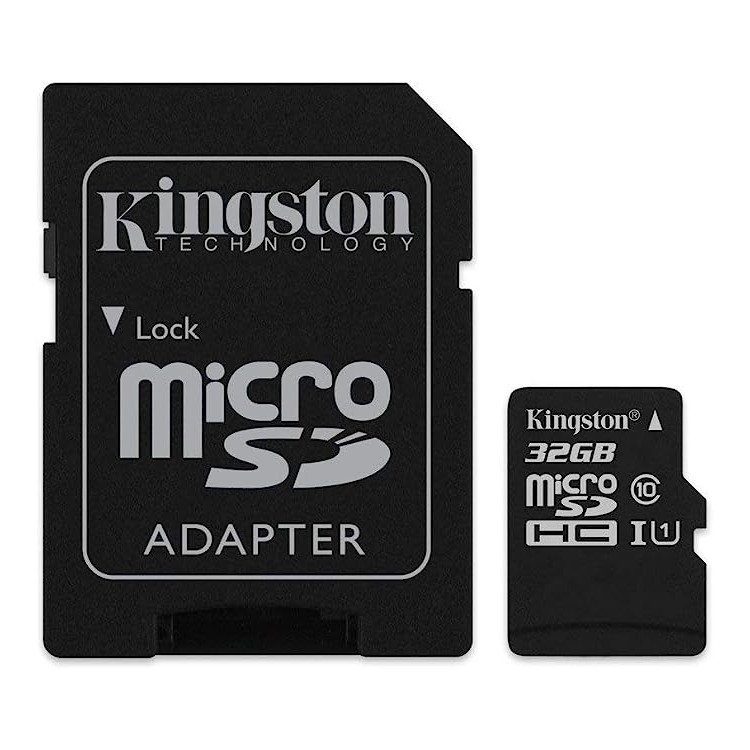 MICRO SD 32GB CL10 100R C/ADAPT KINGSTON