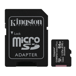 MICRO SD 64GB CL10 100R C/ADAPT KINGSTON