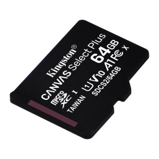 CARTAO MEMORIA MICRO SD 64GB CL10 100R C/ADAPTADOR  KINGSTON