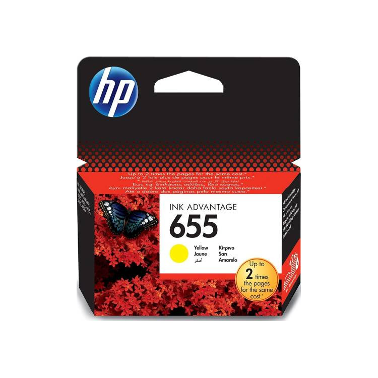 TINTEIRO HP 655 CZ112AE * YELLOW 3525/4615/5525