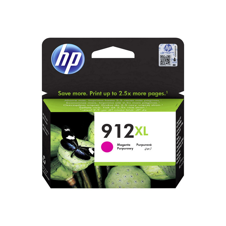 TINTEIRO HP 912XL MAGENTA OJ PRO 80XX (800 PAG)