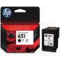 TINTEIRO HP 651 * C2P10AE PRETO