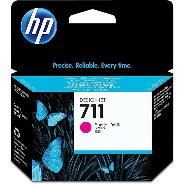 TINTEIRO HP 711 CZ131A *MAGENTA T120,T520