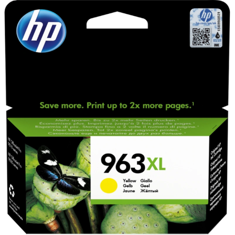 TINTEIRO HP 963XL AMARELO OJ PRO 90XX (1,600 PAG)