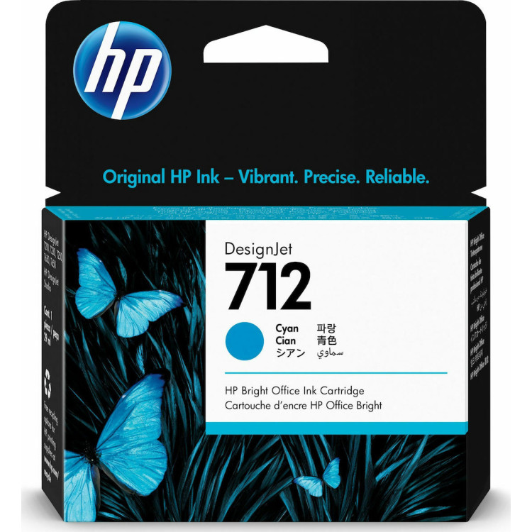 TINTEIRO HP 712 3ED67A CIANO T650/30/T230/10 29ML