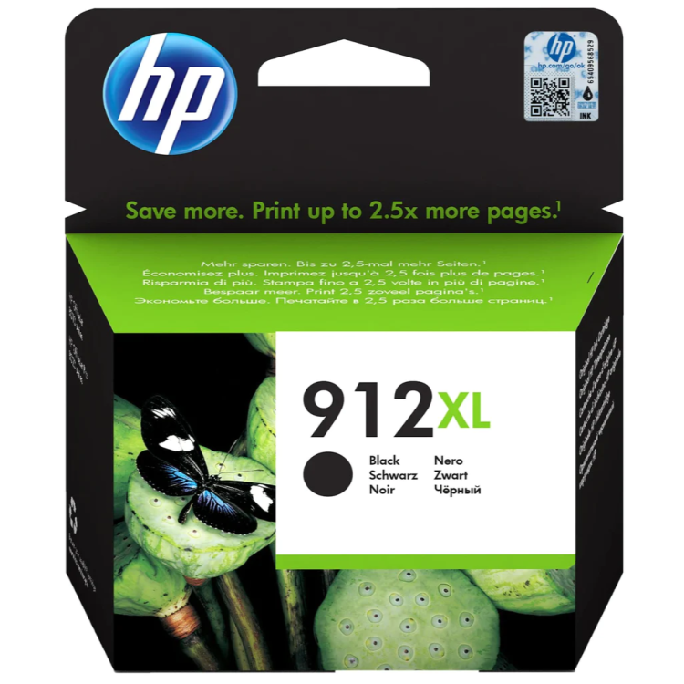 TINTEIRO HP 912XL PRETO OJ PRO 80XX (825 PAG)