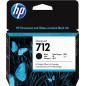 TINTEIRO HP 712 3ED70A PRETO T650/30/T230/10 38ML