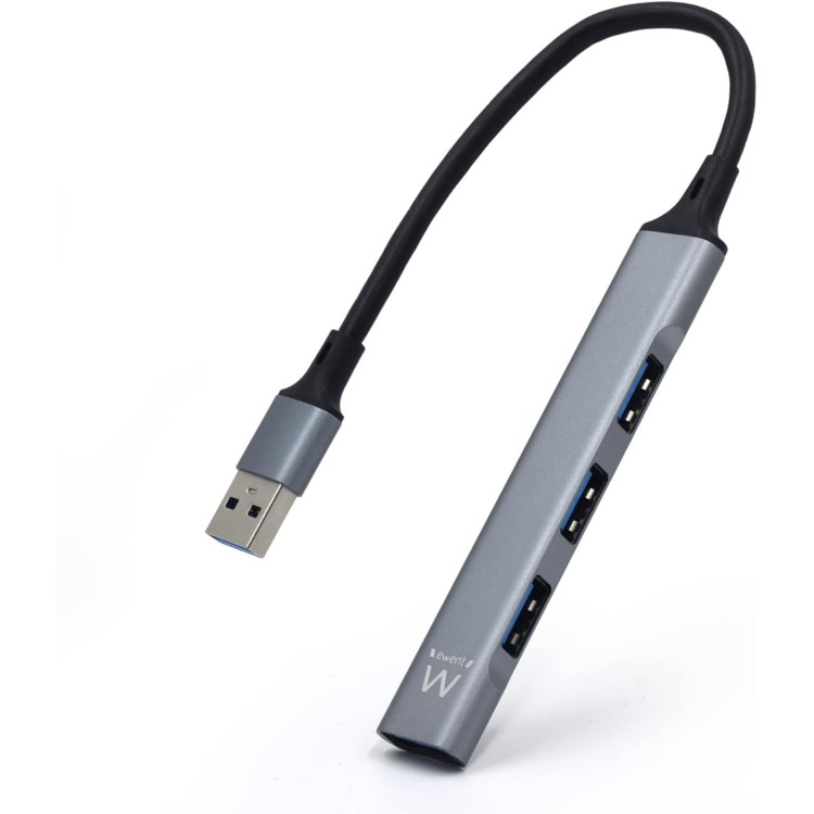 HUB EWENT USB-A 3.2 P/ 4 USB 2.0