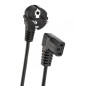CABO ALIMENTACAO EWENT EURO PARA IEC C3 90¼ 1.8 MT