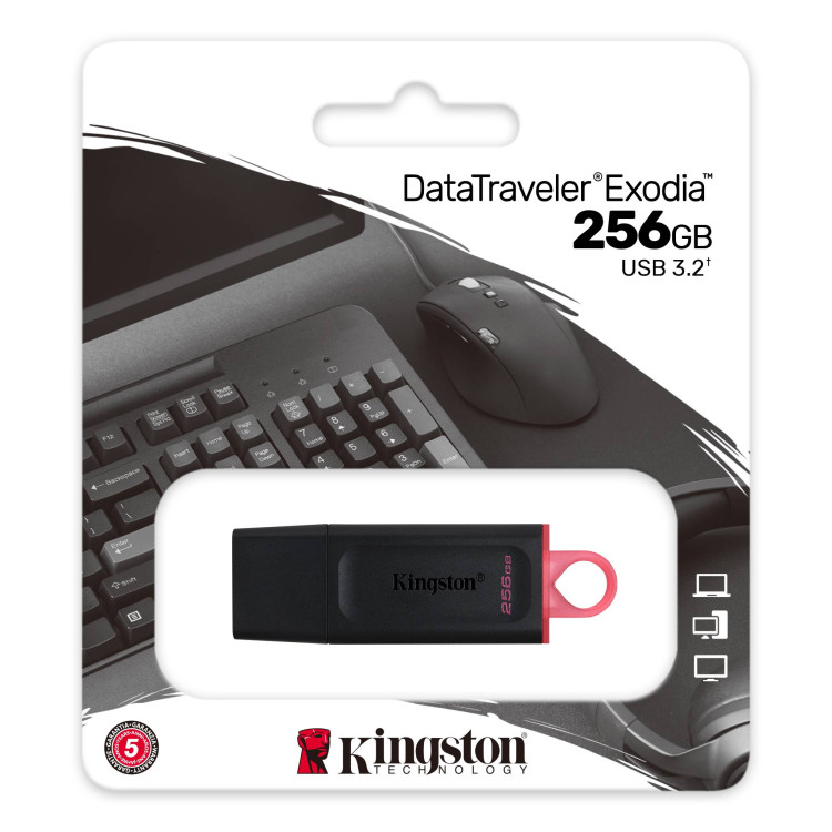 PEN DRIVE 256GB KINGSTON DATA TRAVELER EXODIA M USB 3.2 GEN1