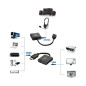 CONVERSOR EWENT HDMI TO VGA C/ AUDIO 0,15M CONVERSOR EWENT HDMI TO VGA C/ AUDIO 0,15M