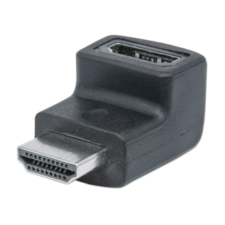 ADAPTADOR HDMI (F) TO HDMI (M), ANGULO 90¼ MANHATTAN