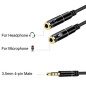 ADAPTADOR AUDIO EWENT 1X3.5MM M PARA 2X3.5MM F ADAPTADOR AUDIO EWENT 1X3.5MM M PARA 2X3.5MM F