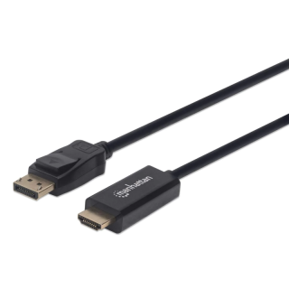 CABO DISPLAYPORT 1.8MT (M) TO HDMI PRETO MANHATTAN