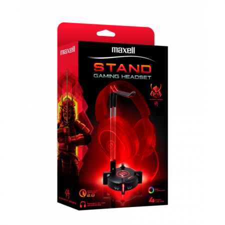 AUSCULTADOR MAXELL GAMING STAND W/USB HUB HEADPHONE 348476