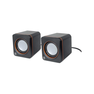 COLUNAS MANHATTAN 2.0 6W RMS PRETA