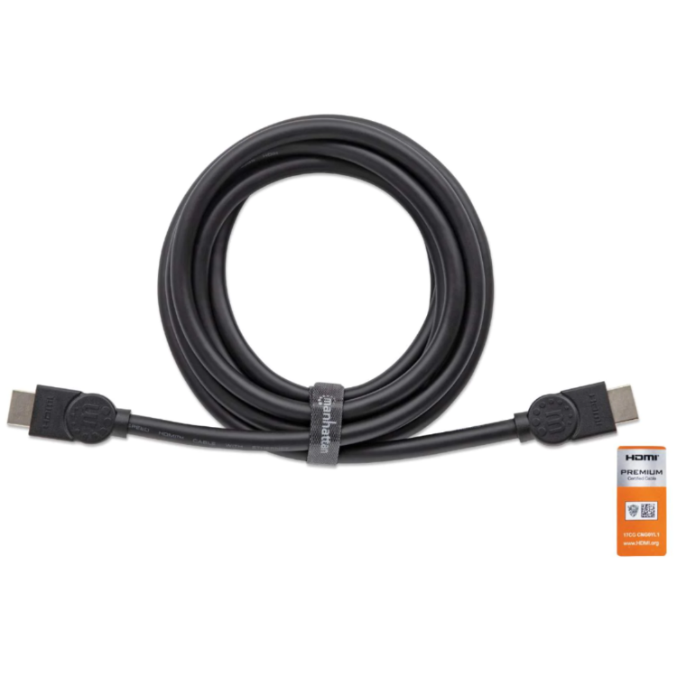 CABO HDMI 3MT (M/M) 4K@60Hz UHD 18 Gbps PRETO MANHATTAN