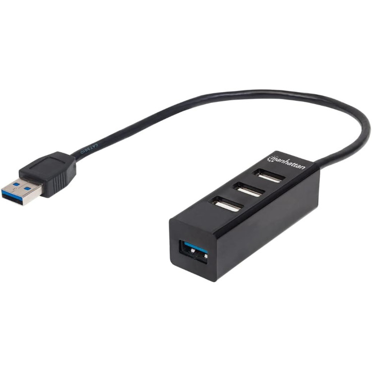 ADAPTADOR USB-A 3.0 (M) TO 3 USB-A 2.0 (F) MANHATTAN