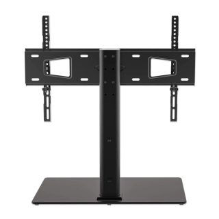 SUPORTE TV MANHT. 32" A 65" MAX 45KG AJUST BASE VIDRO
