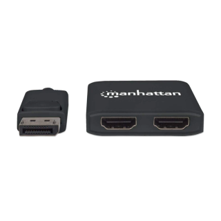 HUB SPLITTER DISPLAYPORT INP (F) TO 2XHDMI OUT (F) 4K@30HZ MANHATTAN