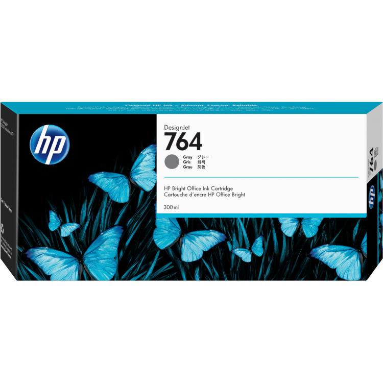 TINTEIRO HP 764 C1Q18A 300ML GRAY T3500