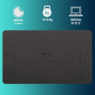 BASE P/PORTATIL NGS 10" A 15" ULTRAFINO CINZENTO