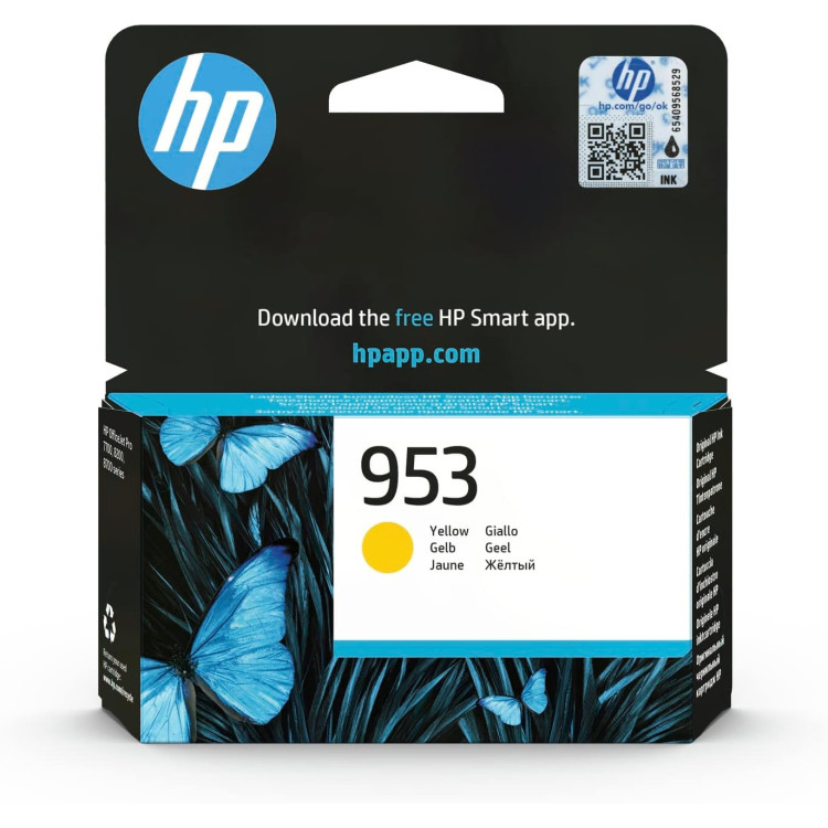 TINTEIRO HP 953 F6U14AE * YELLOW OJ8710/8720