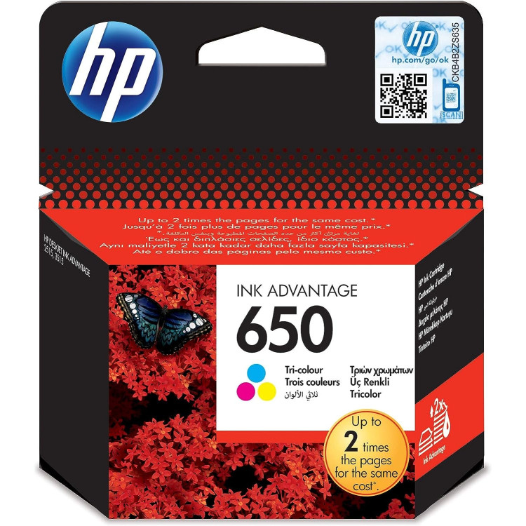 TINTEIRO HP 650 CZ102AE * COLOR 2515/3515