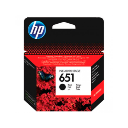 TINTEIRO HP 651 * C2P10AE  PRETO