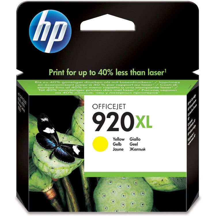 TINTEIRO HP 920 CD974AE * XL YELL 6000/700/6500 TINTEIRO HP 920 CD974AE * XL YELL 6000/700/6500