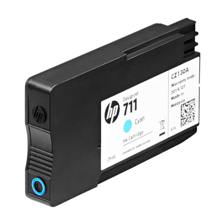 TINTEIRO HP 711 CZ130A * AZUL  T120 . T520