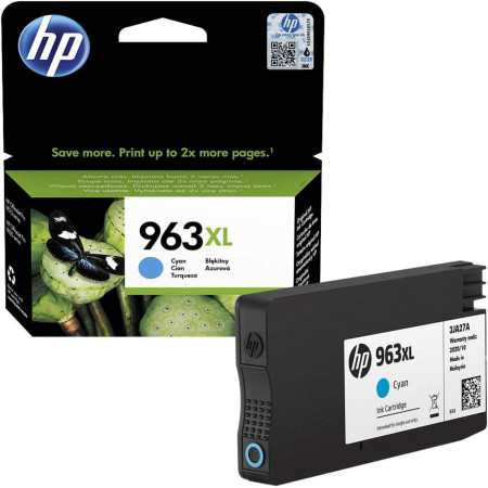 TINTEIRO HP 963XL CIANO OJ PRO 90XX (1,600 PAG)