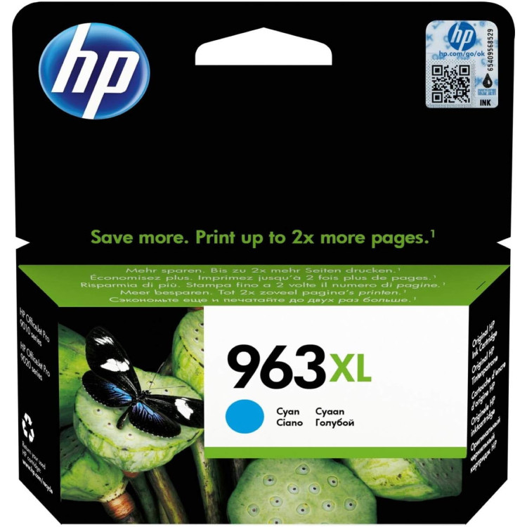 TINTEIRO HP 963XL CIANO OJ PRO 90XX (1,600 PAG)