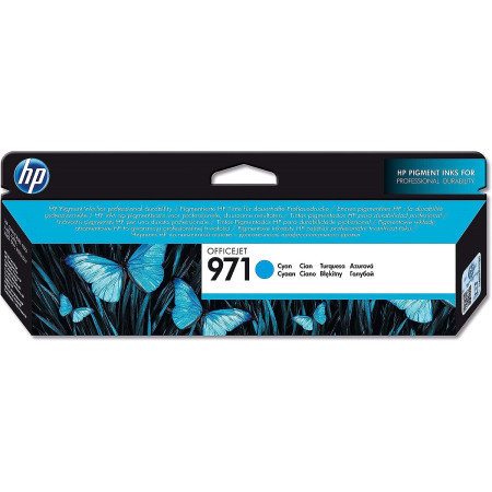 TINTEIRO HP 971 CN622AE * CYAN (2500PG) 971 CN622AE * CYAN (2500PG)