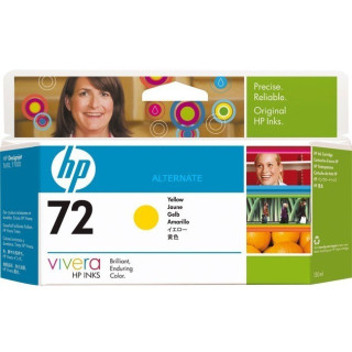 TINTEIRO HP 72 C9373A YELLOW 130ML