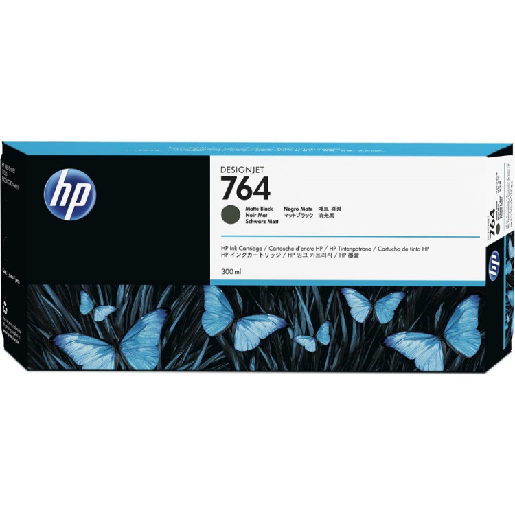 TINTEIRO HP 764 C1Q16A 300ML MATTE BLACK T3500