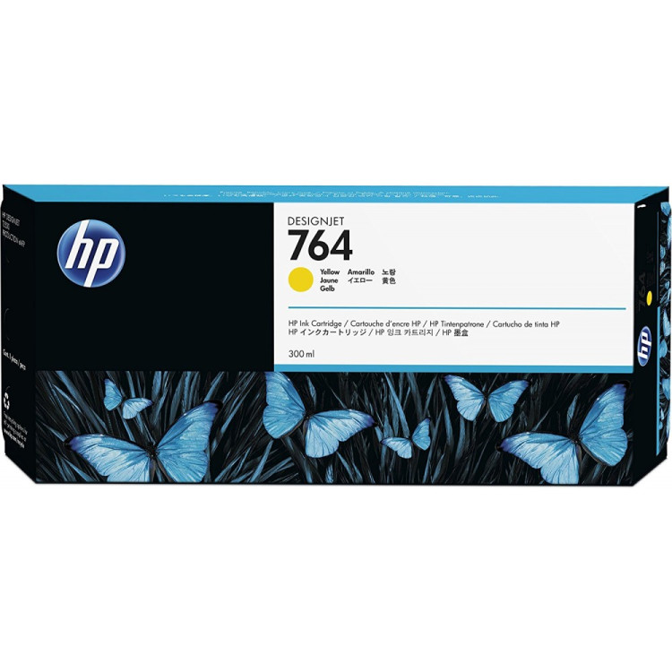 TINTEIRO HP 764 C1Q15A 300ML YELLOW T3500