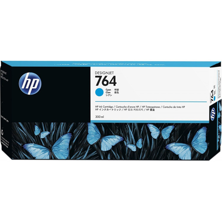 TINTEIRO HP 764 C1Q13A 300ML CYAN T3500