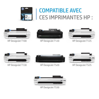 TINTEIRO HP 711 C1Q10A T120/T520 PRINTINTEIROEAD