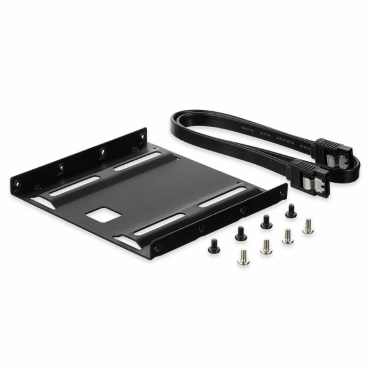 KIT MONTAGEM EWENT DE SSD/HDD 2.5" P/ 3.5" +CABO SATA+PARAFUSOS