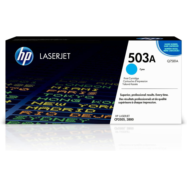 TONER HP Q7581A CYAN CP35XX / 3800 SERIES