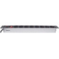 PDU RACKMOUNT 1U 8 GERMAN TYPE 3M INT