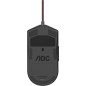 RATO OPTICO AOC AGON GM700 16000 DPI RGB PRETO C/FIO