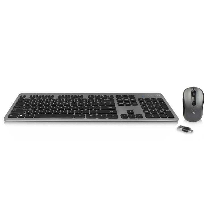 TECLADO+RATO EWENT WIRELESS RECEIVER TYPE C+A