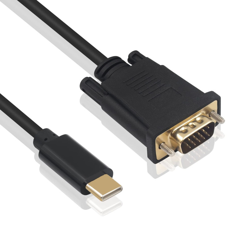 CABO CONVERSOR EWENT USB-C PARA VGA 1.8MT