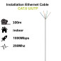 CABO DE REDE 100M EWENT CAT6 U/UTP AWG23/1 CCA CINZA