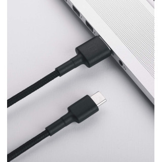 CABO XIAOMI MI USB A TO USB-C BRAIDED BLACK 1M