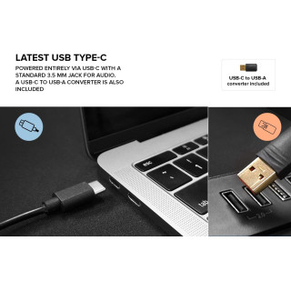 COLUNAS CREATIVE 2.0 PEBBLE V3 USB BLUETOOTH 5.0 PRETO