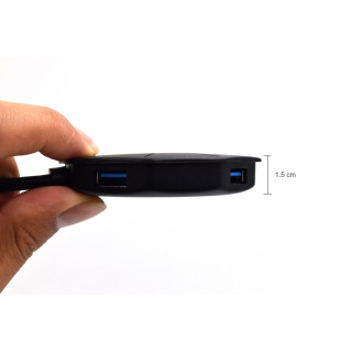 HUB EWENT USB 4X USB 3.2 GEN1 PRETO