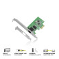 PLACA DE REDE EWENT PCI-E 10/100/1000 MBPS + SUP. BAIXO PERFIL PLACA DE REDE EWENT PCI-E 10/100/1000 MBPS + SUP. BAIXO PERFIL